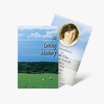 funeral card template