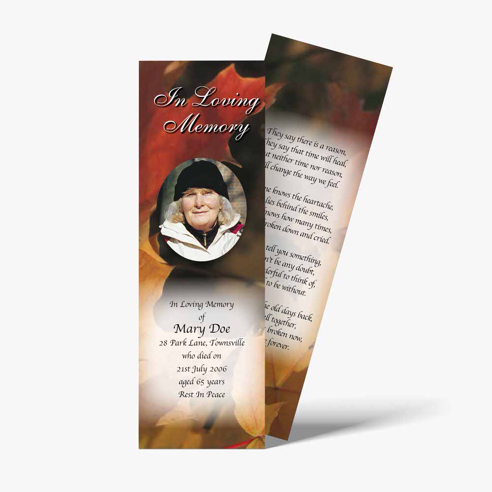 a bookmark with a photo of a woman and a quote