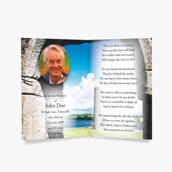 funeral book template - memorial book template