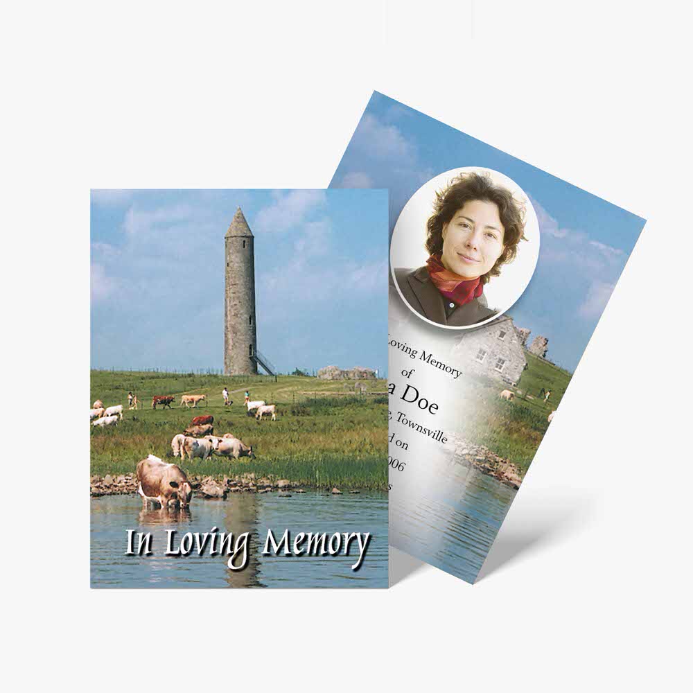 in loving memory of a loved one - memorial card