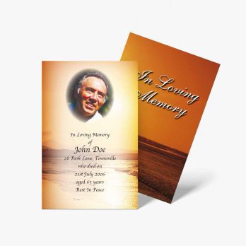 funeral program template