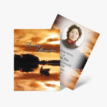 funeral card template