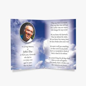 funeral program template - funeral program template