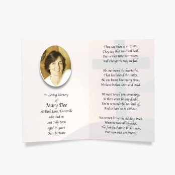 memorial card template - memorial card template