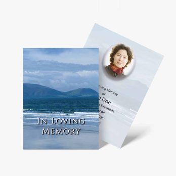 funeral card template