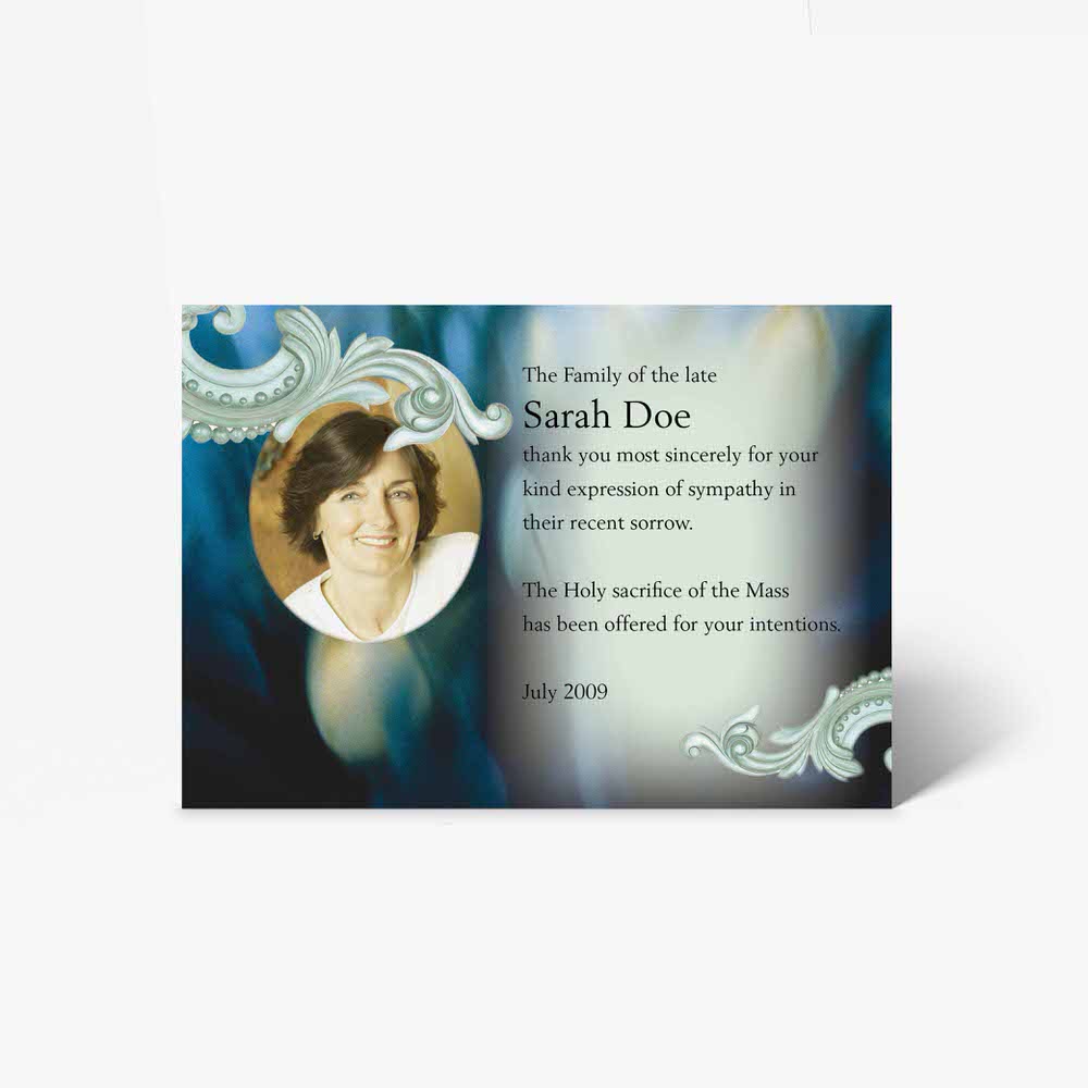 funeral card template