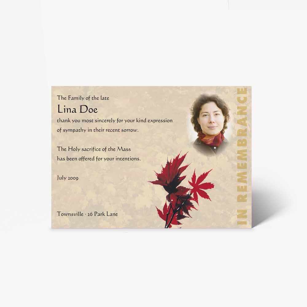 memorial card template - memorial card template