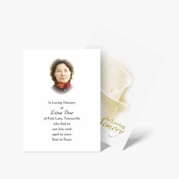 funeral program template