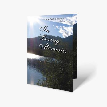 in loving memories memorial card