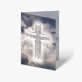 i'm loving you cross greeting card