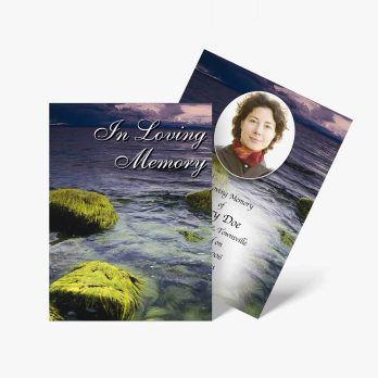 in loving memory memorial card