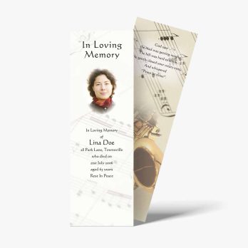 music bookmarks template