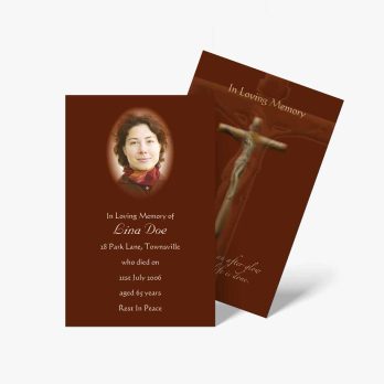 funeral program template