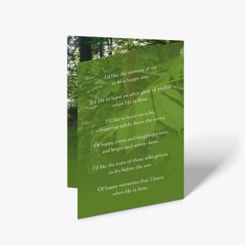 the green forest poem