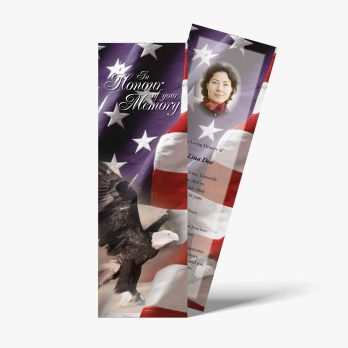 eagle memorial bookmark template