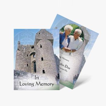 in loving memory memorial card