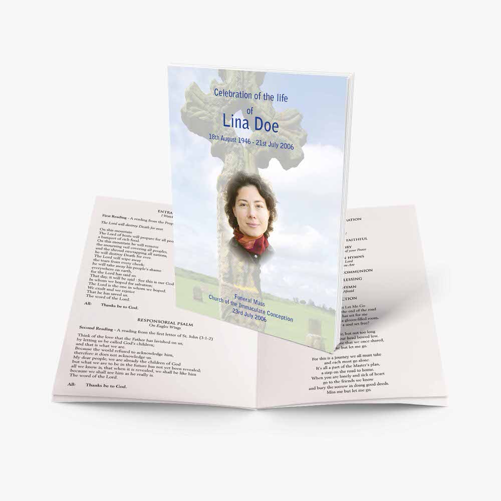 funeral program template - free funeral program template