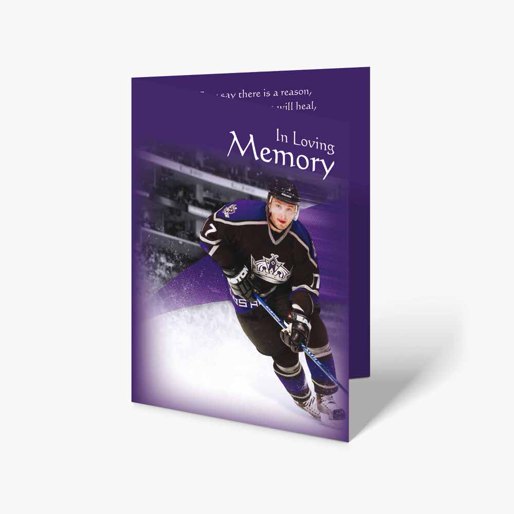 a hockey player's memory card