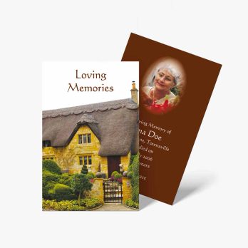 funeral home memorial cards