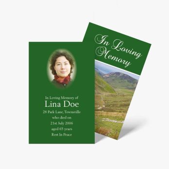 funeral program template