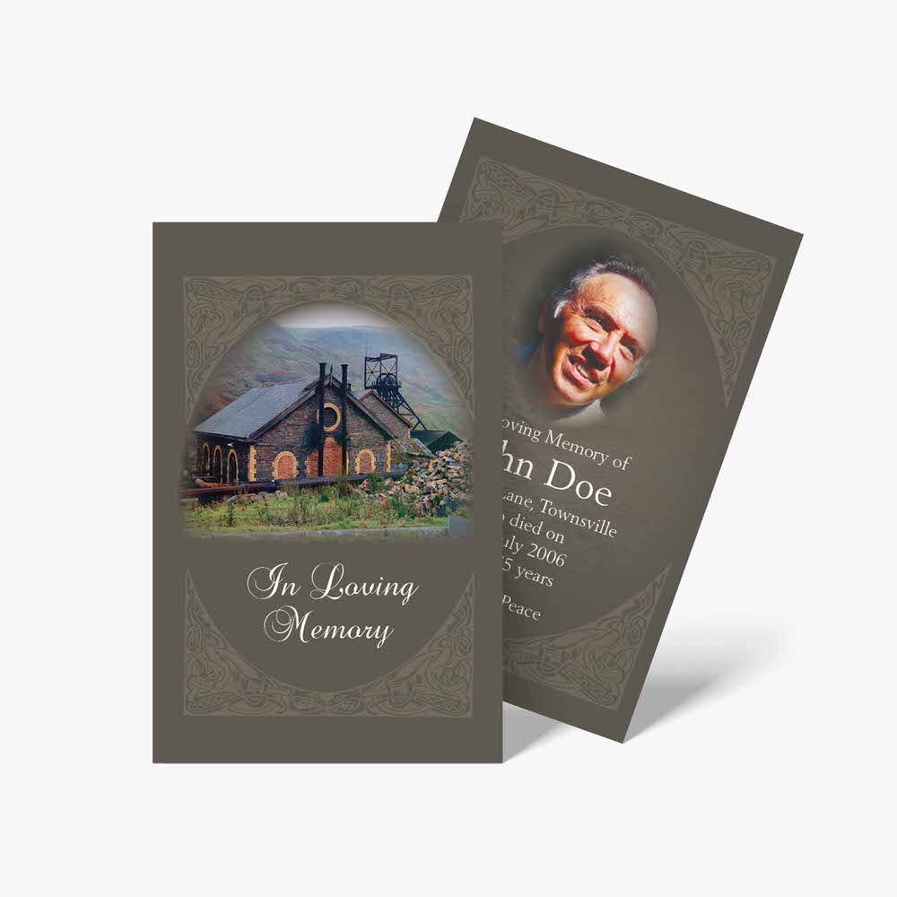 funeral home card template