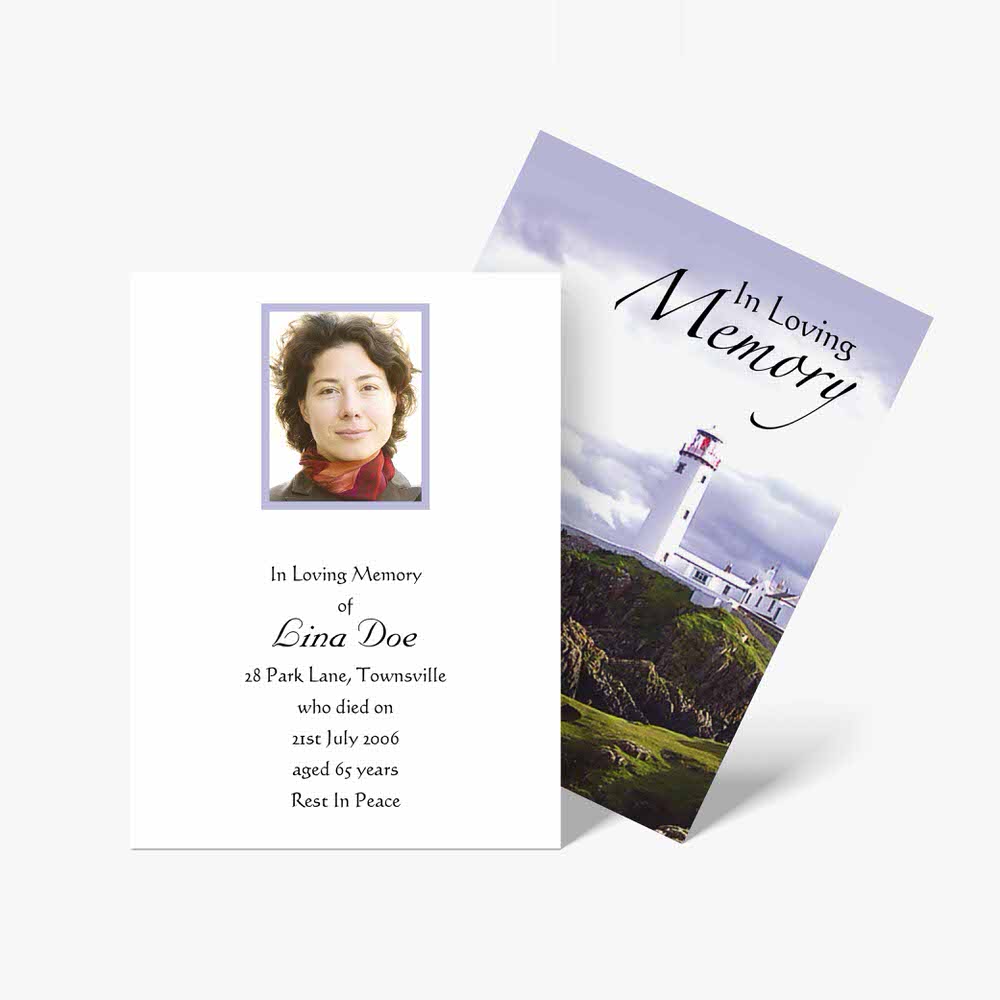 memorial cards with photo