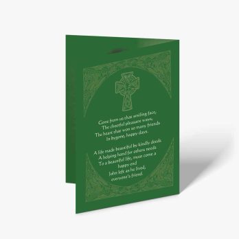 celtic cross greeting card