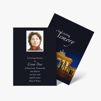 funeral program template