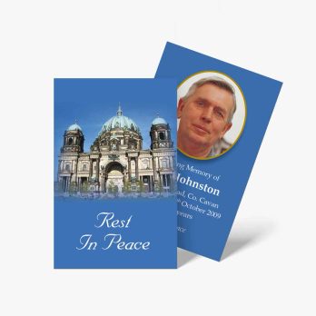 berlin cathedral memorial card