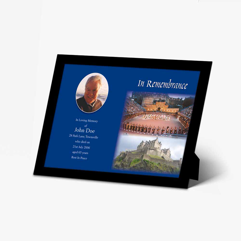 in memory of a loved one - memorial photo frame