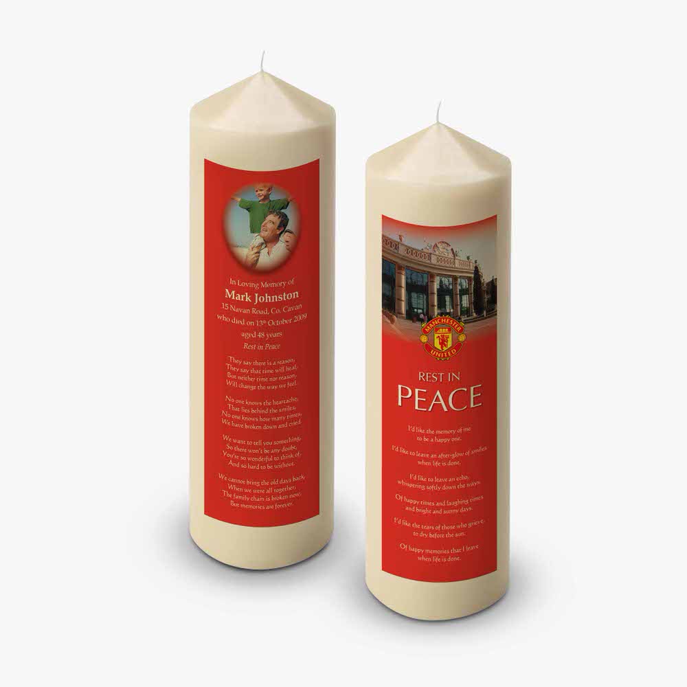 manchester united peace candle