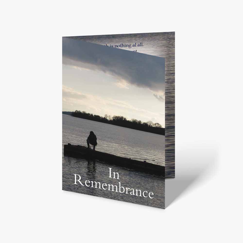in remembrance - memorial card