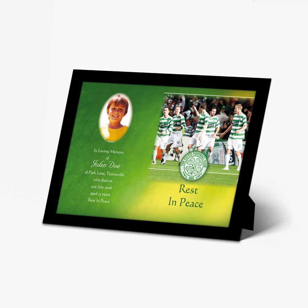 celtic football photo frame