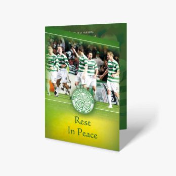 celtic football team greeting card