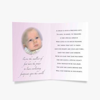 a baby's first birthday card