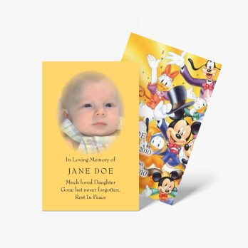 disney baby photo cards