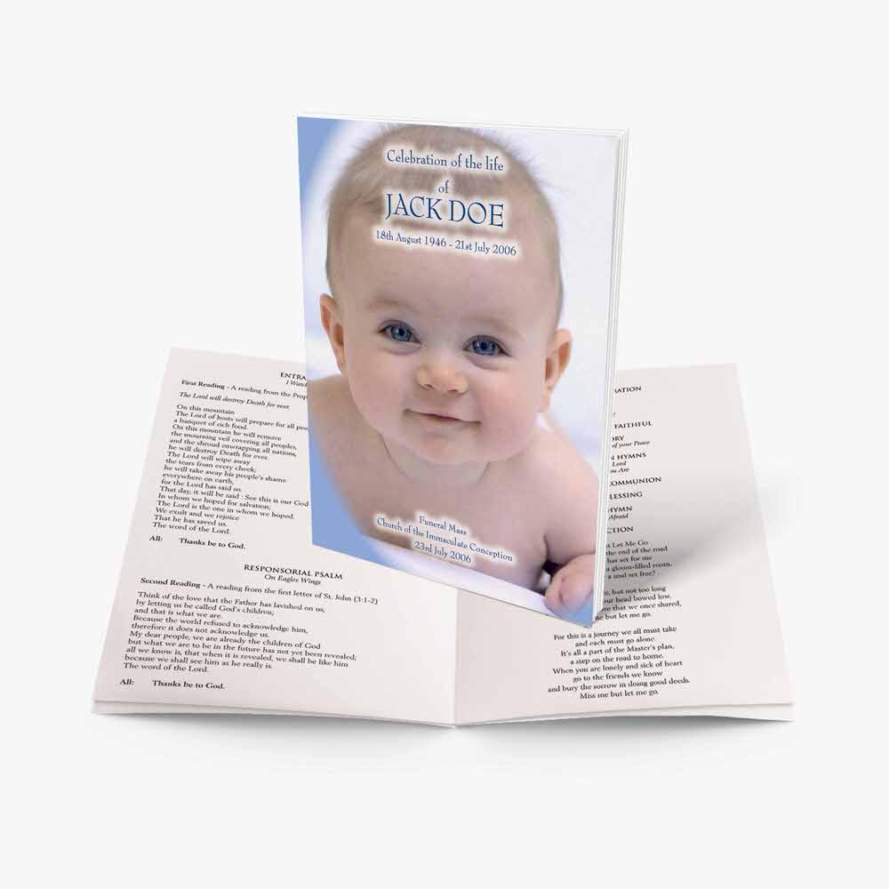 a baby book with a photo of a baby on it