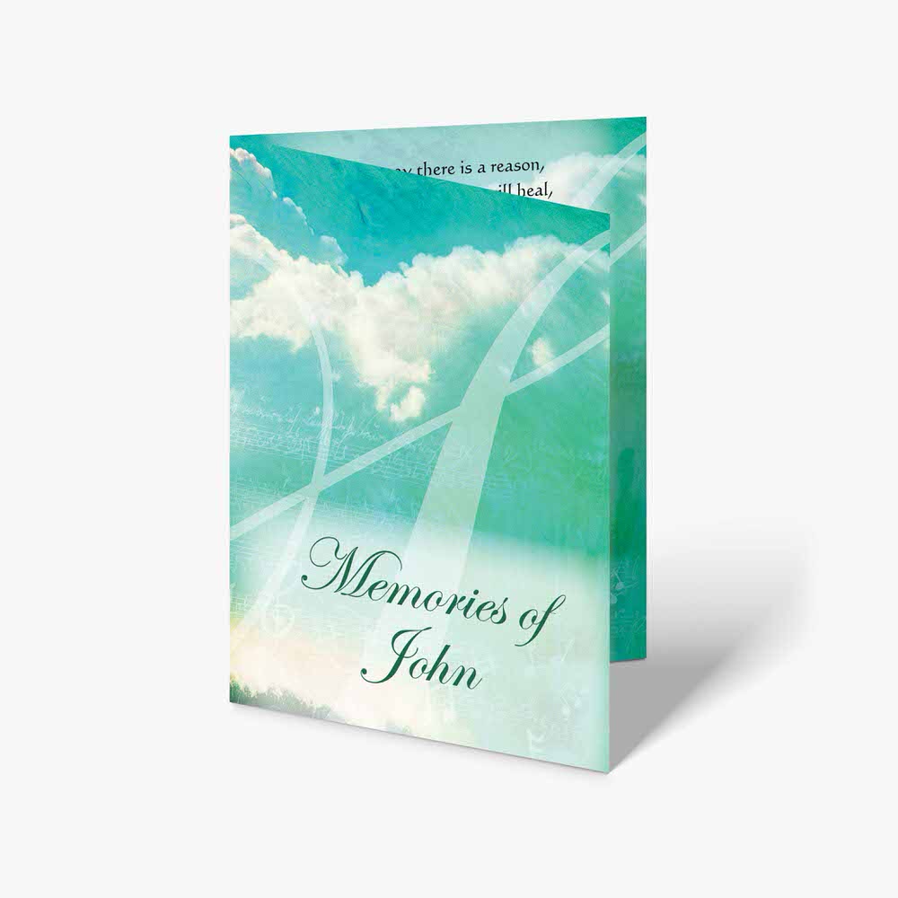 memories of john funeral program
