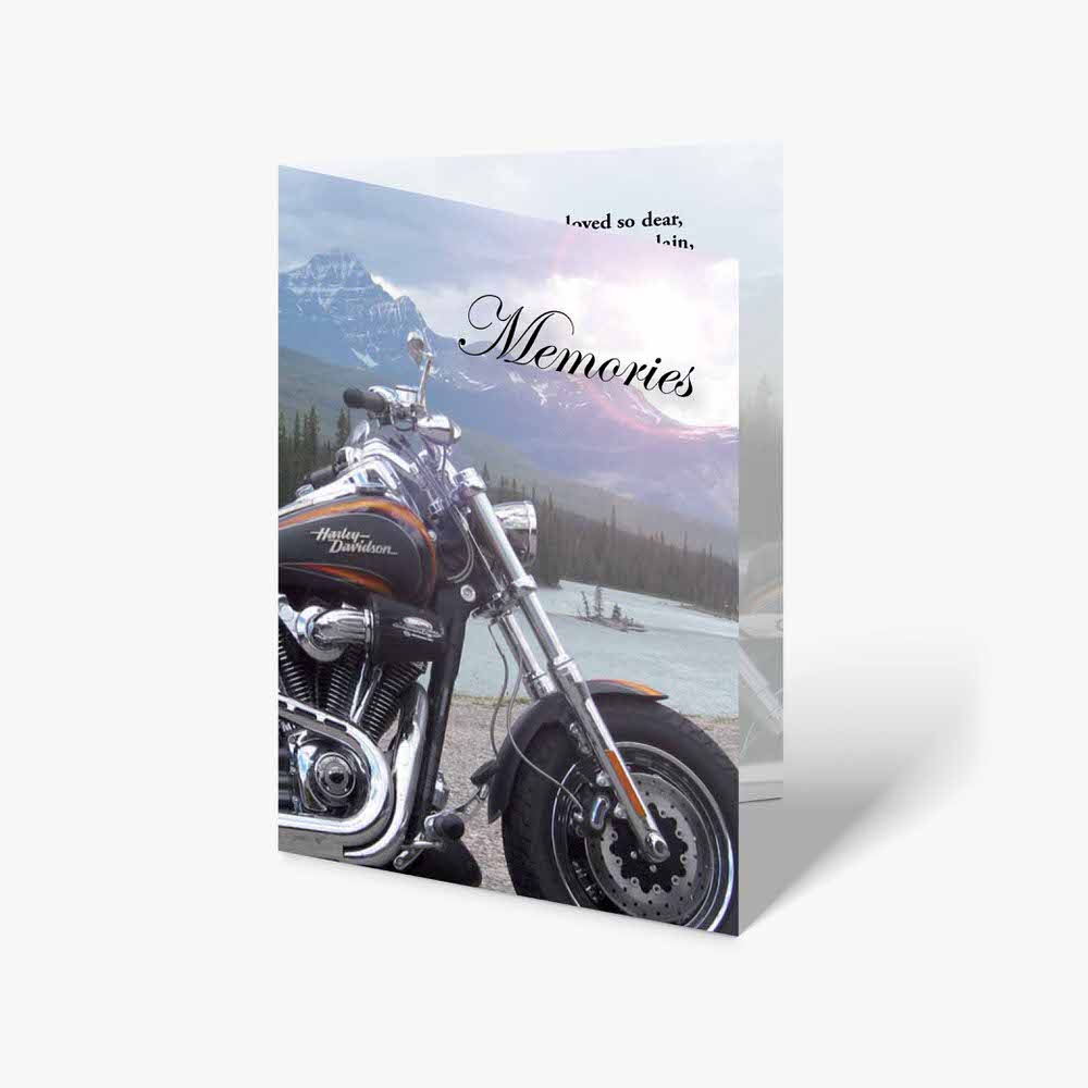 a book with a motorcycle on it