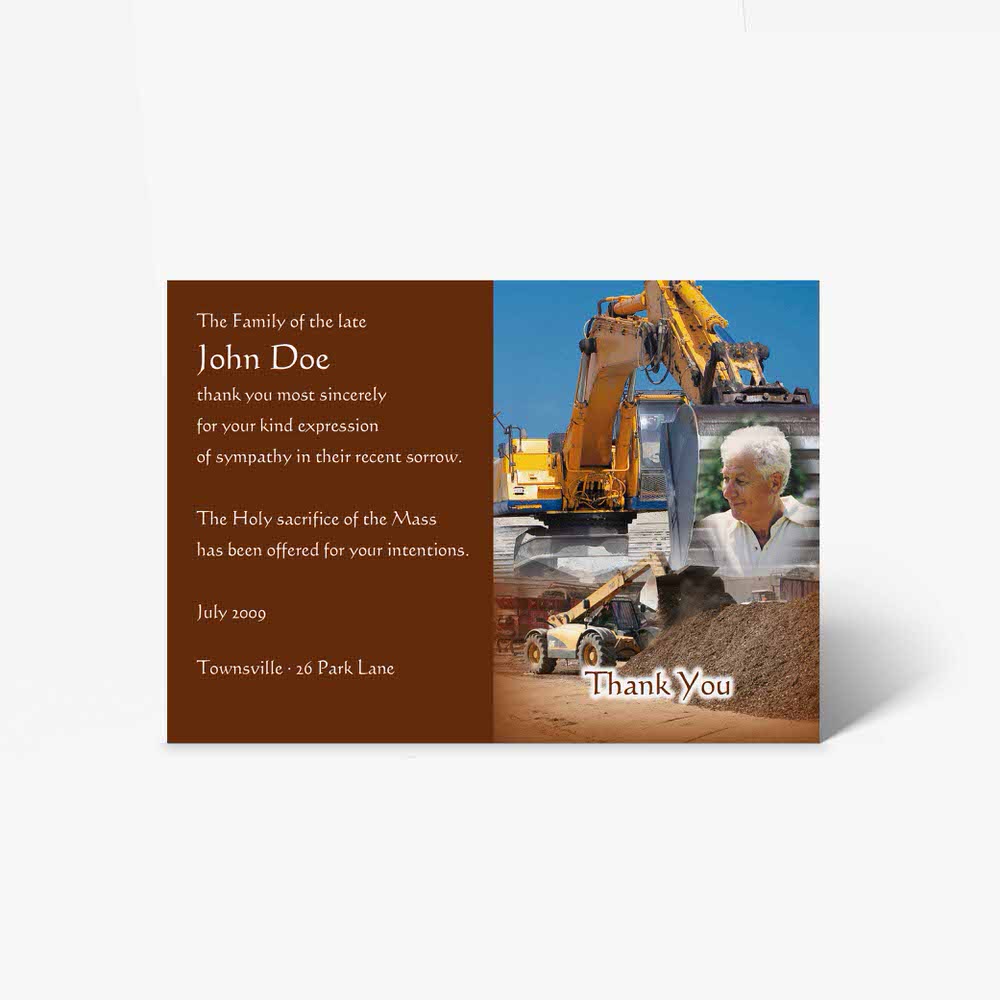 construction thank you card template