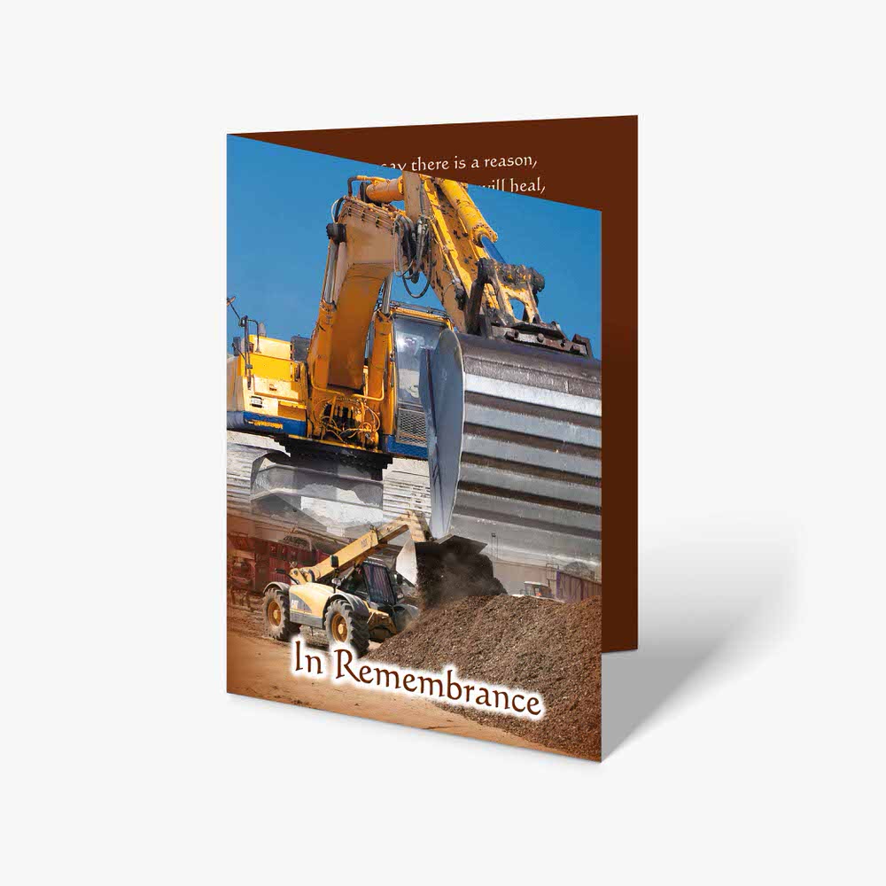 a book with a construction site and a bulldozer
