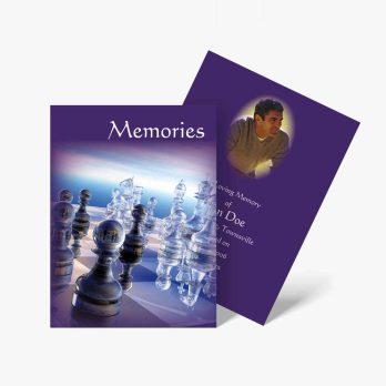 memories funeral program template