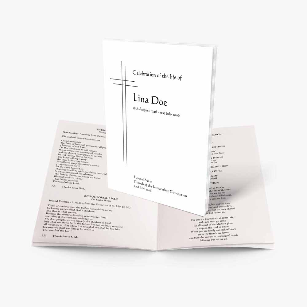a booklet with the words lisa doe