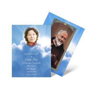 funeral card template