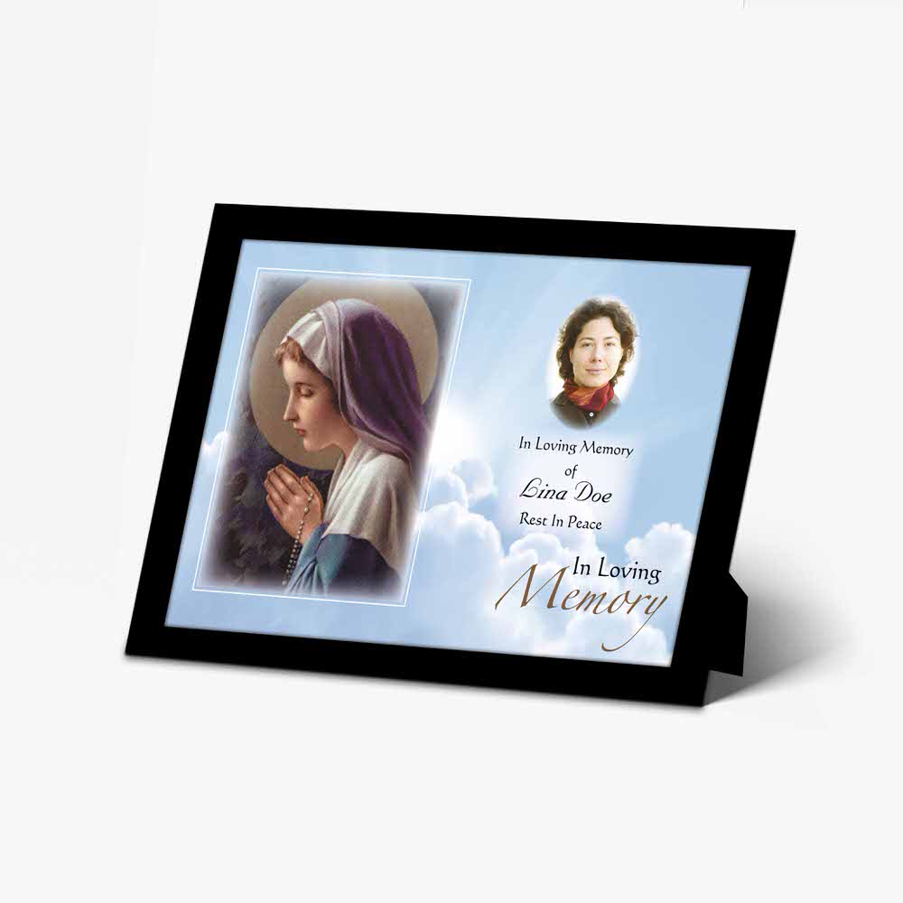 a good morning prayer photo frame