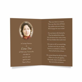 funeral program template - funeral program template