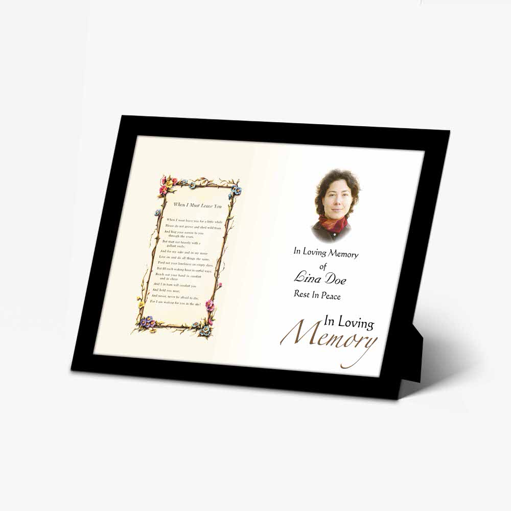 memorial card template - memorial card template