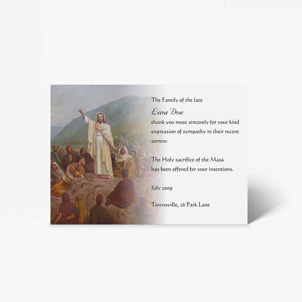 jesus is the lord of the harvest postcard