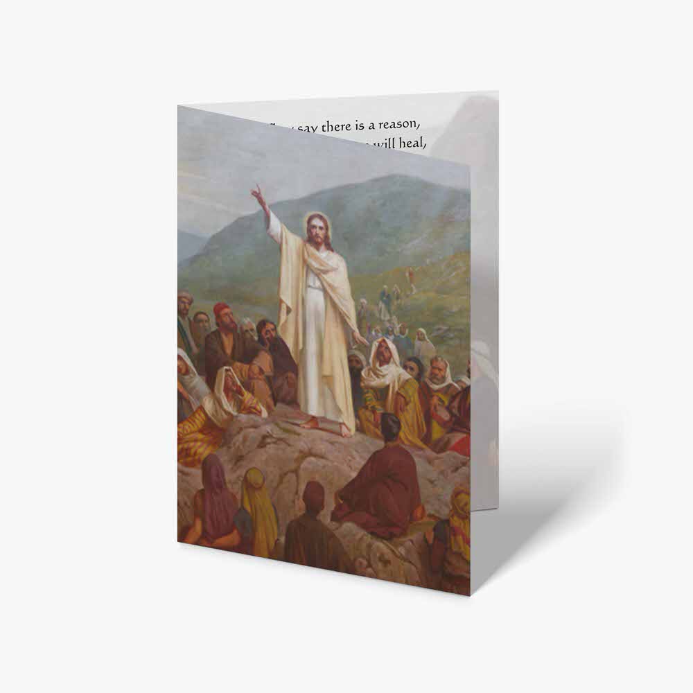 person the lord is with you greeting card