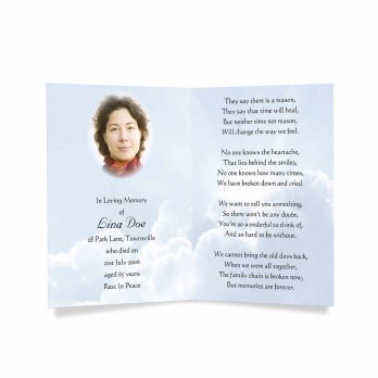 funeral card template - free funeral card template